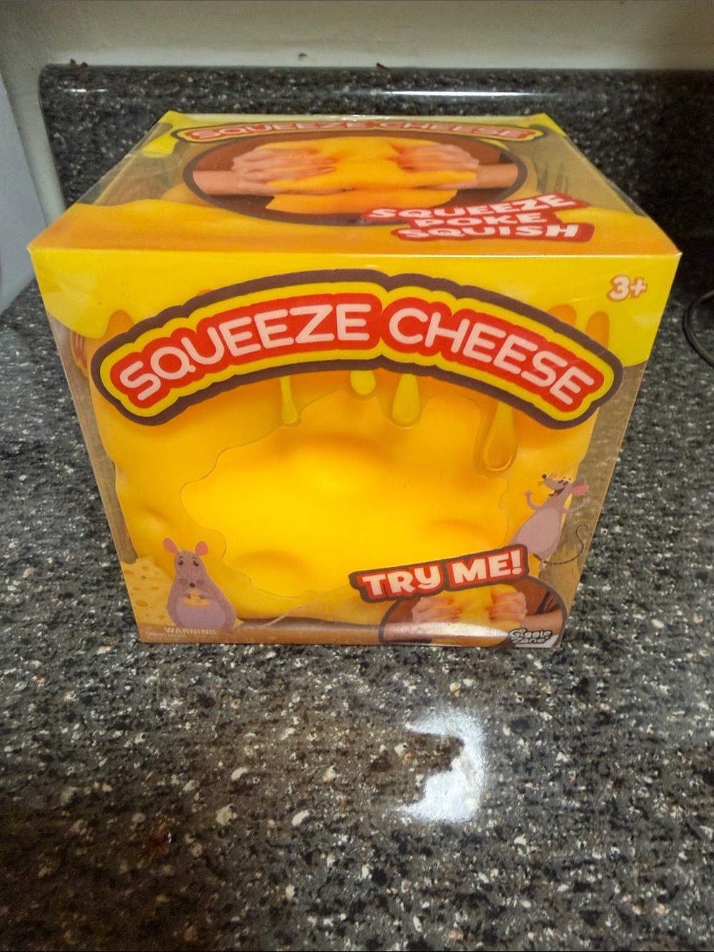 Viral Sunny Days Squeeze Cheese Squishy Toy